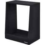 Odyssey CRS12USS131625 | 12U Carpeted Studio Rack MKII | Angled MDF Rack with Steel Rails