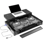 Odyssey FPR-GSFLX10W1UBL | Case for Pioneer DJ DDJ-FLX10 | Pre-Wired XLR, 1U Rack and Wheels
