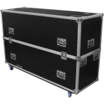 Odyssey FZ2FSM65W | Dual 60–65" Flat Screen Monitor ATA Case with Casters
