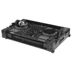 Odyssey FZDDJFLX10CWBL | Black Label DDJ-FLX10 1U Flight Case w/ Wheels
