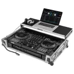 Odyssey FZGSDDJFLX10CW | DDJ-FLX10 1U Flight Case w/ Laptop Shelf and Wheels