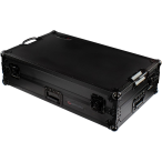 Odyssey FZGSRANE4W1BL | Black Label Flight Case for RANE FOUR with Glide Style Laptop Platform & Wheels