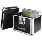 Odyssey KLP1MICROCELL | Microcell Texture 12in Vinyl Record Case | Padlock Hole and Rubber Feet