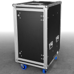 Odyssey OPSR20UW | 20U Slam Rack with Casters | Shock-Mount Frame and Slide-In Doors
