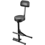 Odyssey PROCHAIR | Adjustable Padded DJ Chair with Dual Footrests