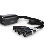 Palmer PAOCLXLRM | 4-Channel XLR Male Cable Audio-over-Cat Adapter