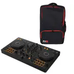 Pioneer DJ DDJ FLX4 with ProX XB-DJBPM | DJ Controller Bundle with Backpack | Portable Protection for Travel and Gigs
