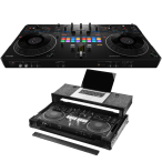 Pioneer DJ DDJ-REV5 with Odyssey Case | 2-Channel Scratch DJ Controller with Stems | Wheeled Case with Laptop Platform