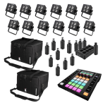 Prost Lighting  MoonBox Go Smart Uplighting Wireless DMX Package with ADJ WMX1 MK2