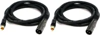 ProX XC-RXM05 | 2x RCA to XLR (5ft)