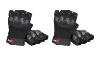 ProX X-GRIPZ | Hard Knuckle Fingerless Gloves (2 Pairs)