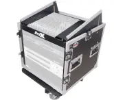 ProX T-10MRSS MKII | Rack Mount Flight Case with 10U Top & Caster Wheels