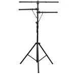 ProX T-LS01M | 12ft DJ Lighting Stand w/ T-Bar & 2 Side Bars, 100lb Capacity