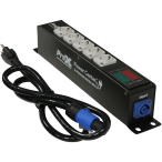 ProX X-PW CONLEDX6 RITA | 20A Power Distribution - 5 Locking Outputs | LED Voltage & Amperage Meter