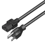 ProX XC-IEC14-25 | 25 Ft. 14AWG Shielded Power Cable NEMA 5-15P to IEC C13