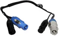 ProX XC-PWC14-XLR06 | 6' XLR & Powercon Combo Cable