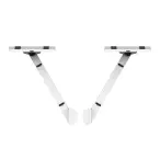 ProX XF-B3 SIDE SHELF WH | White pair of Side Mounting Stand for DJ Table Workstation