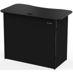 ProX XFH-MOVEBL | Portable Folding DJ Booth with 47.2in Tabletop | 154lb Capacity & Tool-Free Setup