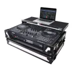 ProX XS-DDJFLX10WLTWH | DDJ-FLX10 Flght Case with Laptop Shelf 1U Rack Space and Wheels (White)