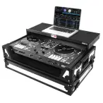 ProX XS-RANEONEWLTWH | Rane One Case w/ Sliding Laptop Shelf and Wheels (White Black)