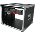ProX XS-SLAM8U14 | 8U Shockmount Rack Case | 14in Depth with Slam Doors