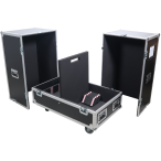 ProX XS SP2X441917W | Dual ATA Speaker Flight Case | Fits 44x19x17 in Cabinets