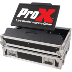 ProX XS TV32FMW | 32 Inch LED TV Flight Case | Adjustable Floor Monitor Case with Wheels