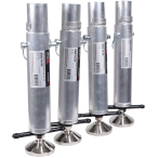 ProX XSQ-1624MK2 | Set of 4 Adjustable Stage Legs | 16 to 24in Ball Joint for StageQ