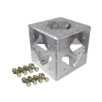 ProX XT-BT12-6WMK2 | 12in BoltX 6 Way Corner Block | Flushed Plates with Bolt Connection