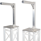 ProX XT-HEADMOUNT2416X2 | Set of 2 Inverted Mounts - 24in Height | 2in OD Arms for Overhead Lighting