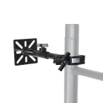 ProX XT-TC5LEDPABLK | Black 10–13" Telescoping LED Panel Mount with 2" Truss Clamp