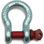 ProX XT-USHACKLE075 | 3/4in Galvanized Screw Pin Shackle | 3 Ton WLL for Stage Rigging