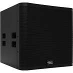 QSC E118SW Black | 18in - 133dB | Passive Subwoofer with Speaker Pole