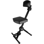 QuikLok DX-749 | Adjustable Musicians Seat with Footrest & Backrest