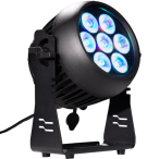 Rasha Par Guard | IP65 RGBWA+UV LED Par | 25° Beam with Wireless DMX & Presets