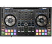 Reloop Mixon 8 Pro | 4-Deck Hybrid DJ Controller | Dual USB, Jog Displays & Standalone Mixer