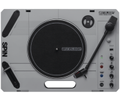 Reloop SPiN | Portable Turntable with Bluetooth & USB Recording | Includes 7in Scratch Vinyl & Crossfader