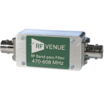 RF Venue BPF470T608 | 470–608 MHz Band-Pass Filter for Wireless Microphones