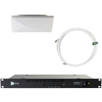 RF Venue COMB4CP-ARC | 4-Channel IEM Combiner with CP Architectural Antenna | White Wall/Ceiling Mount System