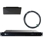 RF Venue COMB8CP-ARCB | 8-Channel IEM Combiner + CP Antenna | Black Architectural Install Bundle