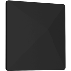 RF Venue CP-ARCB | 470–928 MHz Circularly Polarized Antenna | Black Wall or Ceiling Mount for IEM Systems