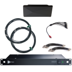 RF Venue D-ARCBD9 | 9-Channel Dual-Zone RF Distribution | Black Architectural Diversity Antenna
