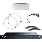 RF Venue D-ARCD9 | 9-Channel Dual-Zone RF Distribution | White Architectural Diversity Antenna