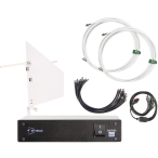 RF Venue DFINWD5 | 5-Channel Wireless Mic Pack with White Wall-Mount Diversity Fin Antenna & DISTRO5 HDR