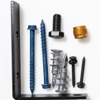 RF Venue WMK-BLACK | Universal Wall Mount Bracket | Black RF Antenna Mount