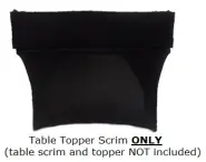 Scrim-King SS-TTP601001-B Topper Scrim