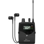 Sennheiser EK IEM G4-A1 | Stereo Bodypack Receiver with IE4 Earphones | 1680 Frequencies, 42MHz