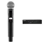 Shure QLXD24/SM58 | Digital Wireless Mic with SM58 Capsule | 2560 Frequencies & AES Encryption