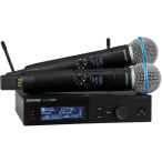 Shure SLXD24D+/B58-G57 | Dual Beta 58A Wireless Mics | Digital Audio with ShowLink Control