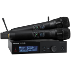 Shure SLXD24D+/N8C-G57 | Dual Nexadyne 8/C Wireless Mics | Digital Audio with ShowLink Control